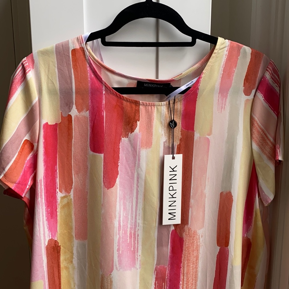 MinkPink Dress size L NWT